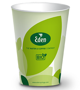 205ml Bio Cup for water dispensers front view